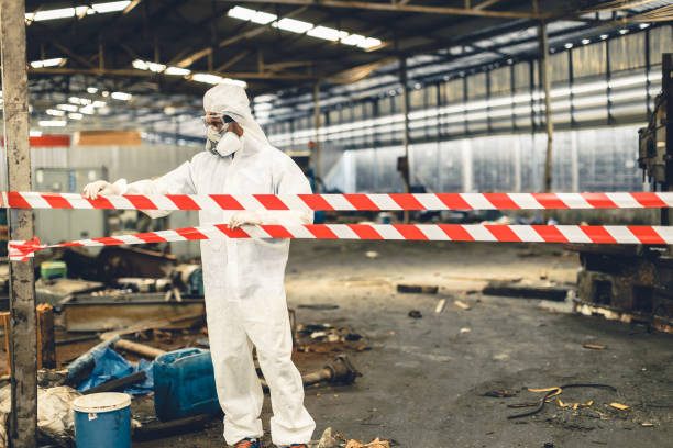 Professional Trauma Scene Cleanup technician working in Bassett, VA